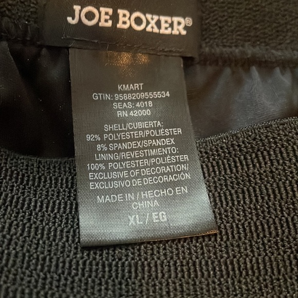 Joe Boxer black flowy/sheer A line elastic band skirt Size XL - Picture 5 of 5